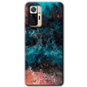Xiaomi Redmi Note 10 Pro Liquid Colorfull Baskılı Uyumlu Silikon Kılıf