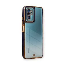 Xiaomi Redmi Note 10 Pro Liva Lens Silikon Mavi Kılıf