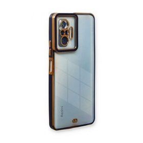 Xiaomi Redmi Note 10 Pro Liva Lens Silikon Mavi Kılıf