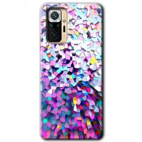 Xiaomi Redmi Note 10 Pro Mosaic Fragments Colorfull Baskılı Uyumlu Silikon Kılıf