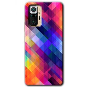 Xiaomi Redmi Note 10 Pro Multi Oblique Baskılı Uyumlu Silikon Kılıf