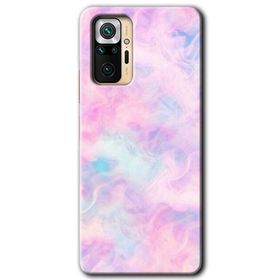Xiaomi Redmi Note 10 Pro Pembe Duman Baskılı Uyumlu Silikon Kılıf