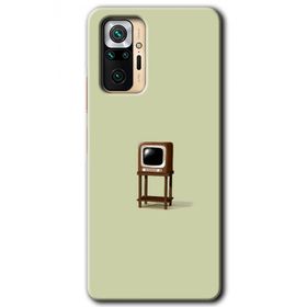 Xiaomi Redmi Note 10 Pro Retro TV Baskılı Uyumlu Silikon Kılıf