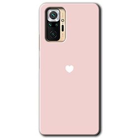 Xiaomi Redmi Note 10 Pro Sade Kalp Baskılı Uyumlu Silikon Kılıf