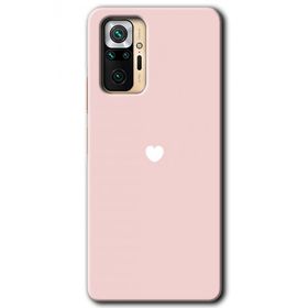 Xiaomi Redmi Note 10 Pro Sade Kalp Baskılı Uyumlu Silikon Kılıf