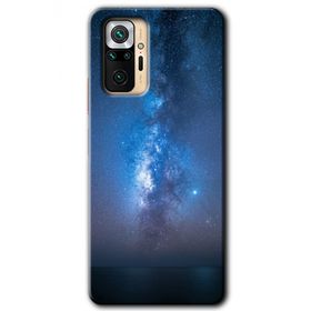 Xiaomi Redmi Note 10 Pro Samanyolu Baskılı Uyumlu Silikon Kılıf