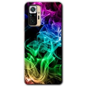 Xiaomi Redmi Note 10 Pro Smoke Colorful Baskılı Uyumlu Silikon Kılıf