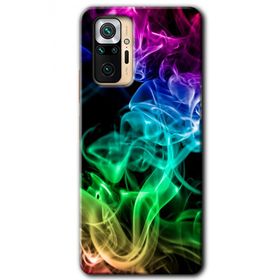 Xiaomi Redmi Note 10 Pro Smoke Colorful Baskılı Uyumlu Silikon Kılıf