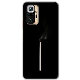 Xiaomi Redmi Note 10 Pro Sönmüş Kibrit Baskılı Uyumlu Silikon Kılıf