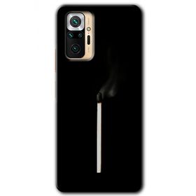 Xiaomi Redmi Note 10 Pro Sönmüş Kibrit Baskılı Uyumlu Silikon Kılıf