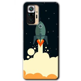 Xiaomi Redmi Note 10 Pro Space Smoke Baskılı Uyumlu Silikon Kılıf