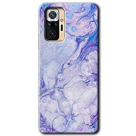 Xiaomi Redmi Note 10 Pro Spots Lilac Baskılı Uyumlu Silikon Kılıf