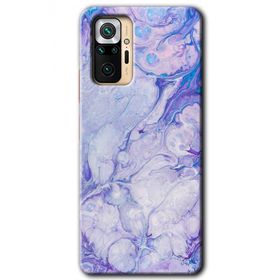 Xiaomi Redmi Note 10 Pro Spots Lilac Baskılı Uyumlu Silikon Kılıf