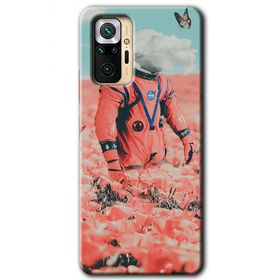 Xiaomi Redmi Note 10 Pro Uzay Bahçesi Baskılı Uyumlu Silikon Kılıf