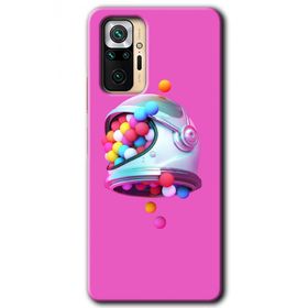 Xiaomi Redmi Note 10 Pro Uzay Başlığı Baskılı Uyumlu Silikon Kılıf