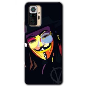 Xiaomi Redmi Note 10 Pro Vendetta Baskılı Uyumlu Silikon Kılıf