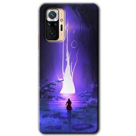 Xiaomi Redmi Note 10 Pro Wanderer Silhouette Baskılı Uyumlu Silikon Kılıf