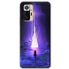 Xiaomi Redmi Note 10 Pro Wanderer Silhouette Baskılı Uyumlu Silikon Kılıf