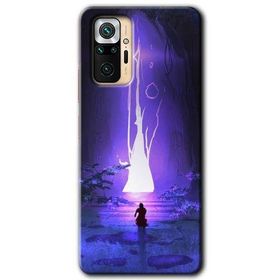 Xiaomi Redmi Note 10 Pro Wanderer Silhouette Baskılı Uyumlu Silikon Kılıf