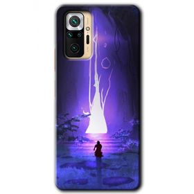 Xiaomi Redmi Note 10 Pro Wanderer Silhouette Baskılı Uyumlu Silikon Kılıf