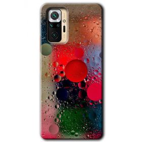Xiaomi Redmi Note 10 Pro Wet Bubbles Baskılı Uyumlu Silikon Kılıf