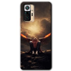 Xiaomi Redmi Note 10 Pro Wings of Power Baskılı Uyumlu Silikon Kılıf