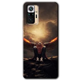 Xiaomi Redmi Note 10 Pro Wings of Power Baskılı Uyumlu Silikon Kılıf