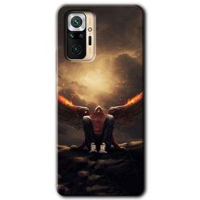 Xiaomi Redmi Note 10 Pro Wings of Power Baskılı Uyumlu Silikon Kılıf