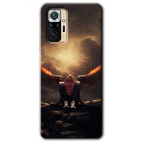 Xiaomi Redmi Note 10 Pro Wings of Power Baskılı Uyumlu Silikon Kılıf