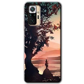 Xiaomi Redmi Note 10 Pro Yalnız Savaşcı Baskılı Uyumlu Silikon Kılıf