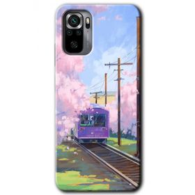 Xiaomi Redmi Note 10 Rails Paint Baskılı Uyumlu Silikon Kılıf