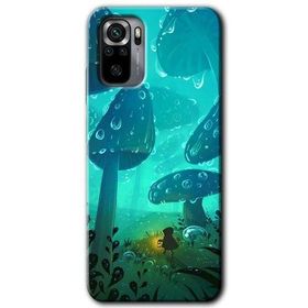 Xiaomi Redmi Note 10 Silhoutte Dropss Baskılı Uyumlu Silikon Kılıf