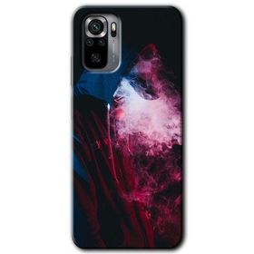 Xiaomi Redmi Note 10 Smoke Man Baskılı Uyumlu Silikon Kılıf