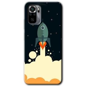 Xiaomi Redmi Note 10 Space Smoke Baskılı Uyumlu Silikon Kılıf