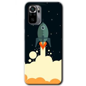 Xiaomi Redmi Note 10 Space Smoke Baskılı Uyumlu Silikon Kılıf
