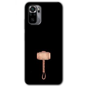 Xiaomi Redmi Note 10 Thor Çekiç Baskılı Uyumlu Silikon Kılıf
