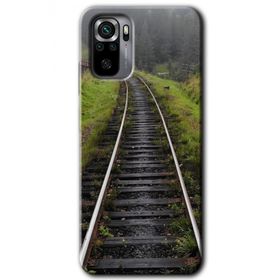 Xiaomi Redmi Note 10 Tren Yolu Baskılı Uyumlu Silikon Kılıf