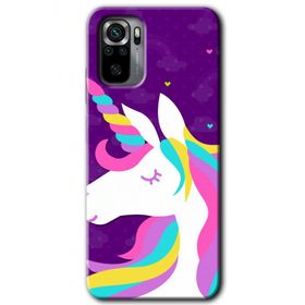 Xiaomi Redmi Note 10 Unicorn Sleep Baskılı Uyumlu Silikon Kılıf