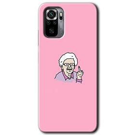 Xiaomi Redmi Note 10S Bad Grandmother Baskılı Uyumlu Silikon Kılıf