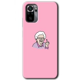 Xiaomi Redmi Note 10S Bad Grandmother Baskılı Uyumlu Silikon Kılıf