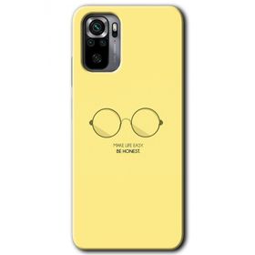 Xiaomi Redmi Note 10S Be Honest Baskılı Uyumlu Silikon Kılıf
