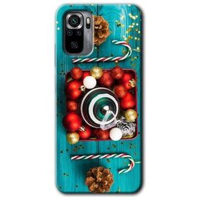 Xiaomi Redmi Note 10S Christmas Baskılı Uyumlu Silikon Kılıf