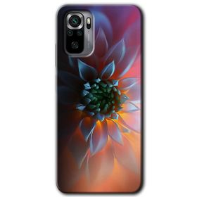 Xiaomi Redmi Note 10S Çiçek Motif Baskılı Uyumlu Silikon Kılıf