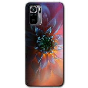 Xiaomi Redmi Note 10S Çiçek Motif Baskılı Uyumlu Silikon Kılıf