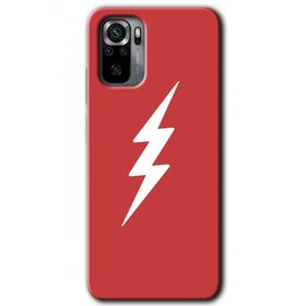 Xiaomi Redmi Note 10S Flash Logo Baskılı Uyumlu Silikon Kılıf