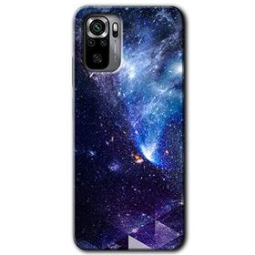 Xiaomi Redmi Note 10S Galaksi Baskılı Uyumlu Silikon Kılıf