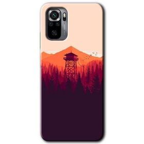 Xiaomi Redmi Note 10S Gözlem Kulesi Baskılı Uyumlu Silikon Kılıf