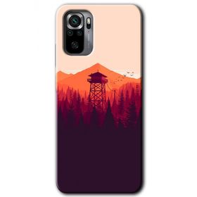 Xiaomi Redmi Note 10S Gözlem Kulesi Baskılı Uyumlu Silikon Kılıf