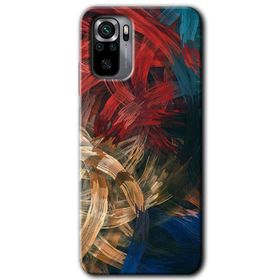 Xiaomi Redmi Note 10S Karma Boyalar Baskılı Uyumlu Silikon Kılıf