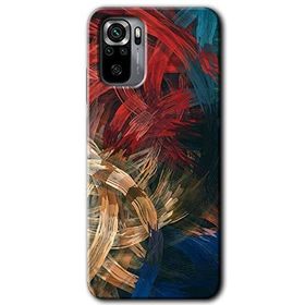 Xiaomi Redmi Note 10S Karma Boyalar Baskılı Uyumlu Silikon Kılıf